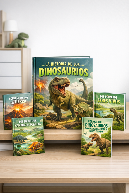 LA HISTORIA DE LOS DINOSAURIOS + 4 BONOS DE REGALO!🎁